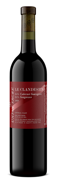 2021 Le Clandestin, Cabernet Sauvignon, Sangiovese