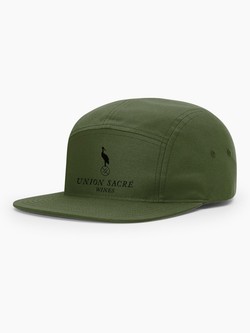 5-Panel Hat with Logo, Olive
